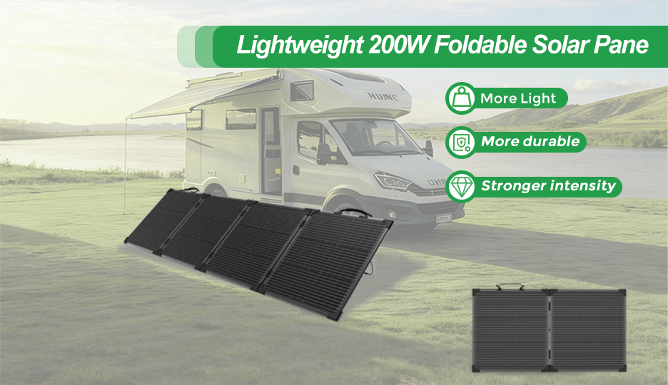 Lightweight 200W Foldable Solar Panel